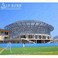 Prefab light steel space frame stadium roofing cover